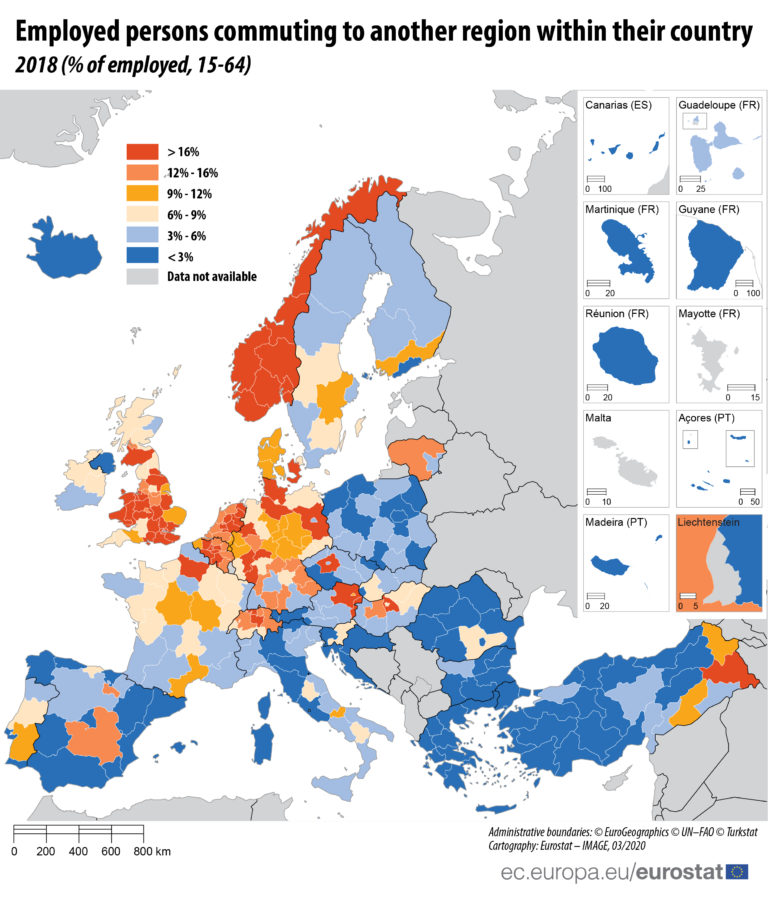 Největšími evropskými „pendlery“ jsou Slováci