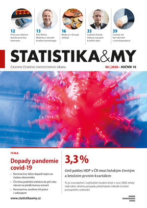 titulní strana časopisu Statistika&My 06/2020