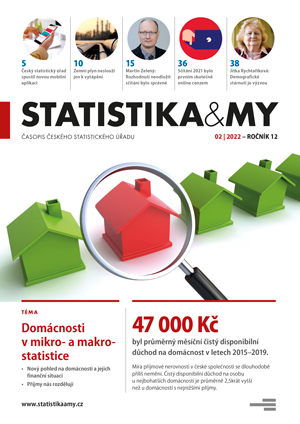 titulní strana časopisu Statistika&My 02/2022