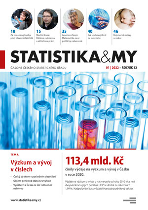 titulní strana časopisu Statistika&My 01/2022