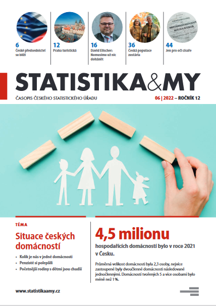 titulní strana časopisu Statistika&My 06/2022