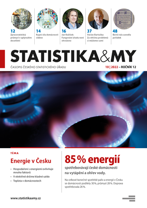 titulní strana časopisu Statistika&My 10/2022