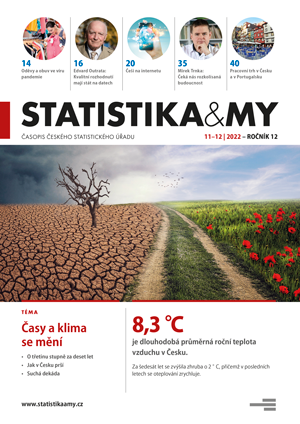titulní strana časopisu Statistika&My 11-12/2022