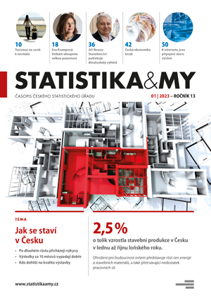 titulní strana časopisu Statistika&My 01/2023