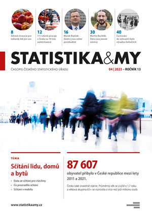 titulní strana časopisu Statistika&My 04/2023