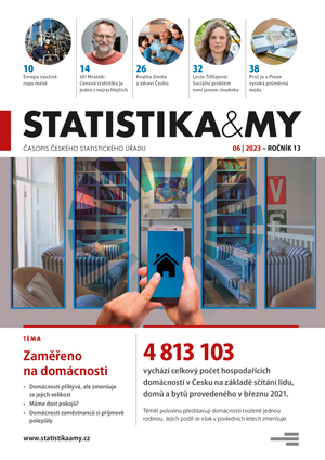 titulní strana časopisu Statistika&My 06/2023