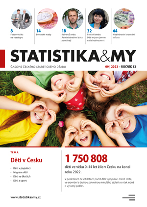 titulní strana časopisu Statistika&My 09/2023